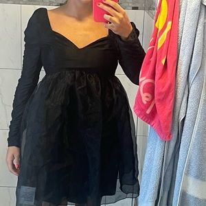 Puffy Black ASOS dress NWT